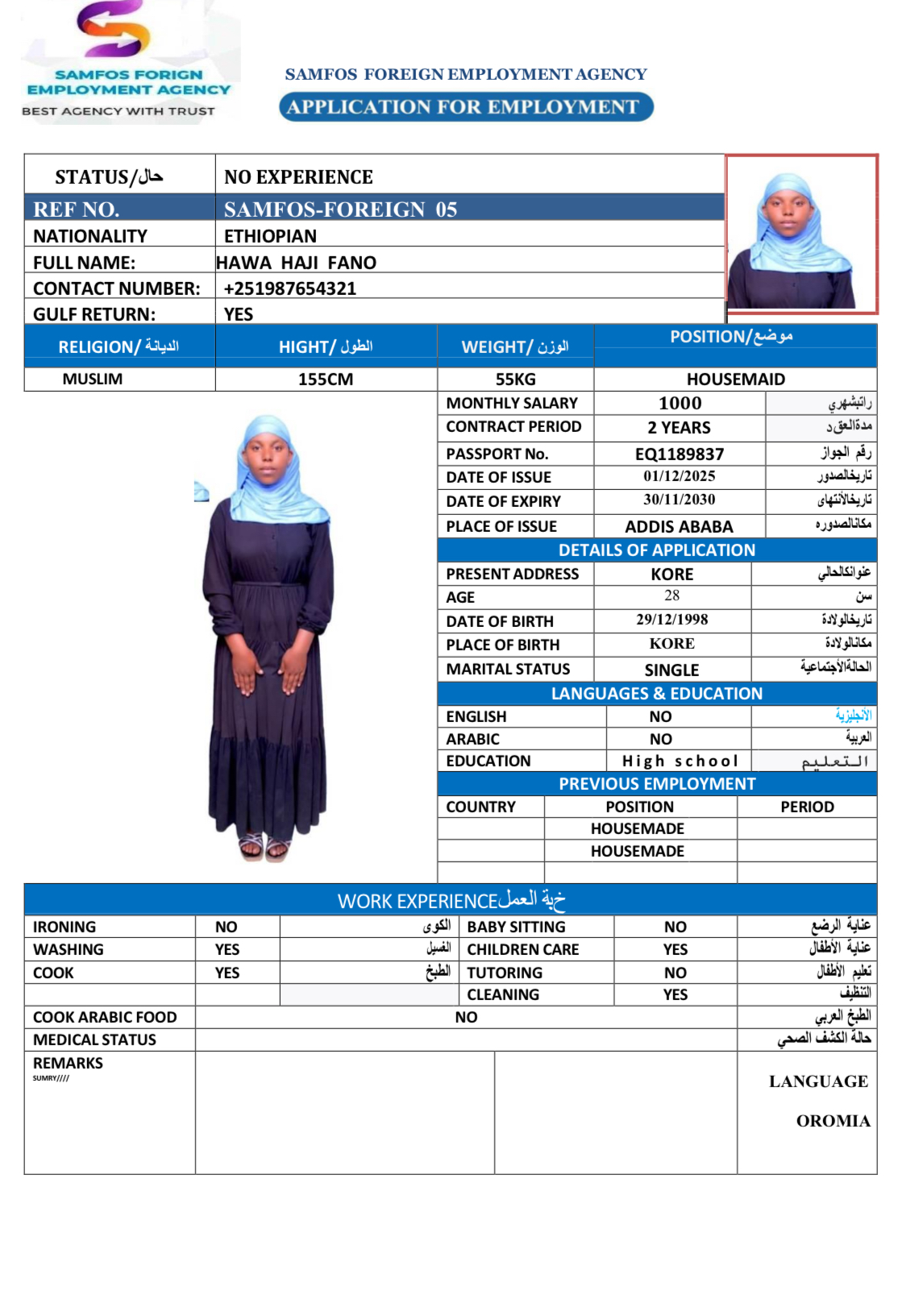 صورة جواز السفر