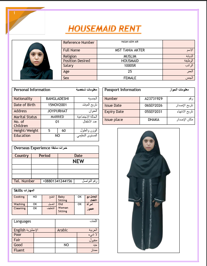 صورة جواز السفر